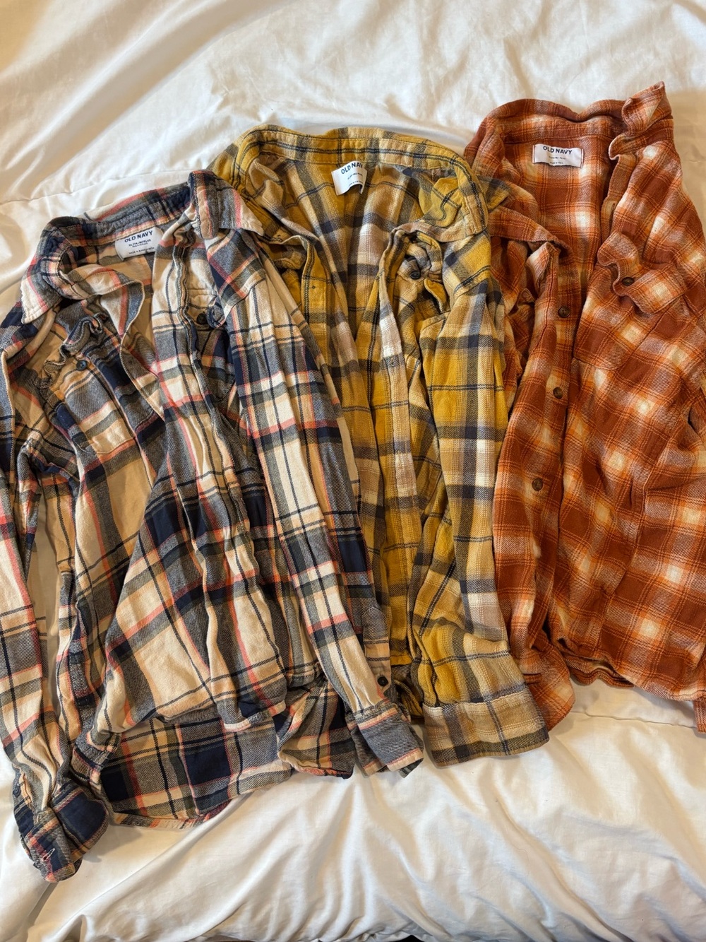 Set of 3 Old Navy Kids XL Plus Flannel Shirts